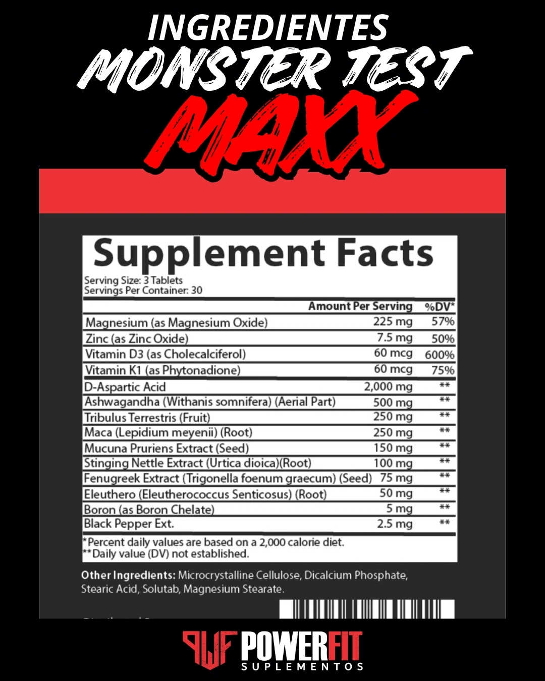 𝑪𝑶𝑴𝑩𝑶 𝟐 🔴🟣 Monster Maxx + Monster Pm + Barra de Proteína - PowerFit Suplementos
