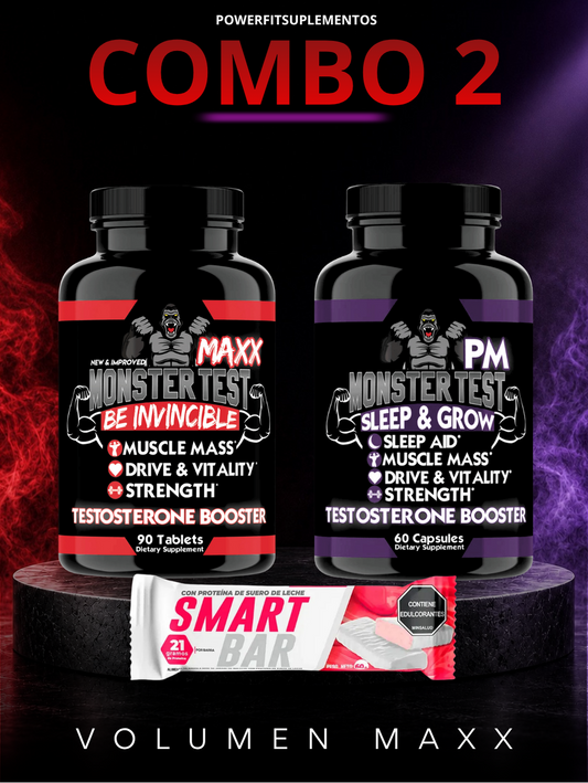 COMBO 2 - VOLUMEN (Maxx + PM · Fuerza, volumen y descanso)