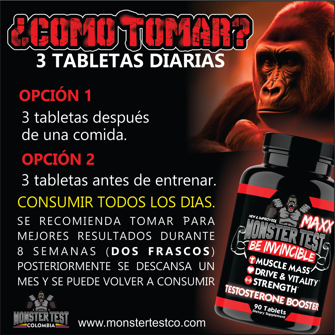 MONSTER MAXX Ganancia Muscular, Multivitamínico