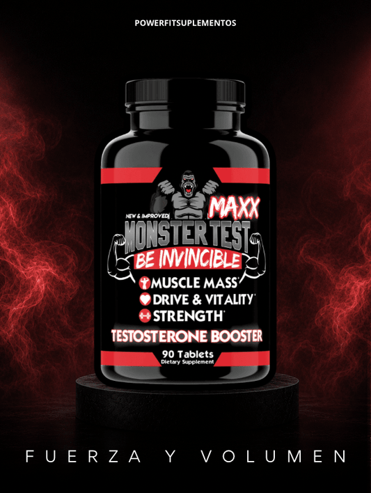 MONSTER MAXX (Fuerza + Volumen Muscular) - PowerFit Suplementos